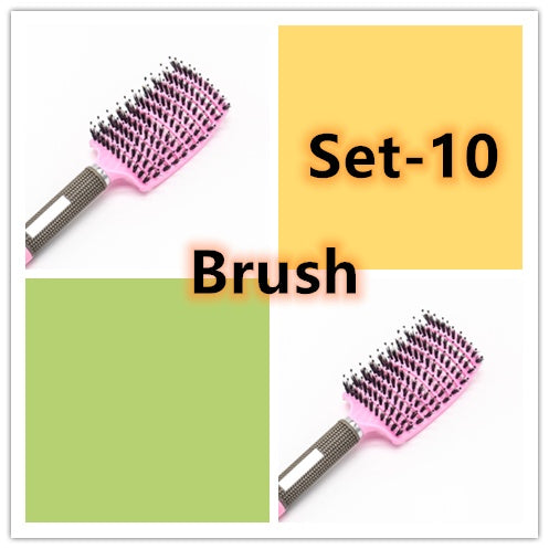 Hairbrush Anti Kit Brushy Women Detangler Hair Brush Bristle Nylon Scalp Massage Teaser Hair Brush Comb Hairbrush Anti Kit Brushy Women Detangler Hair Brush Bristle Nylon Scalp Massage Teaser Hair Brush Comb